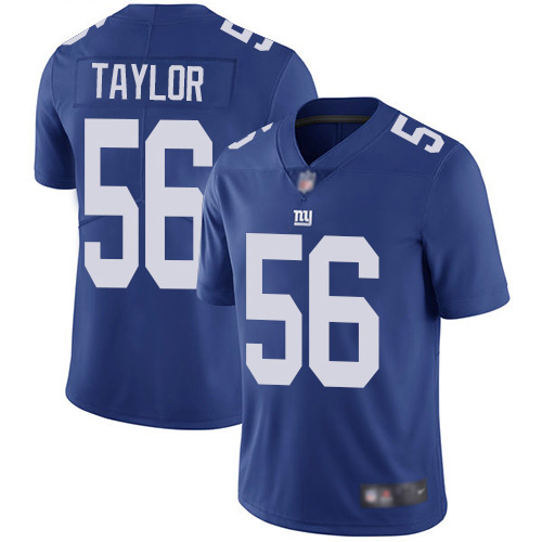 Men New York Giants #56 Lawrence Taylor Royal Blue Team Color Vapor Untouchable Limited Player Football NFL Jersey->new york giants->NFL Jersey